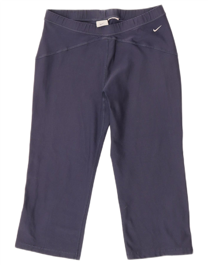 Damskie legginsy Nike Capri UK 10/12 Średni granat