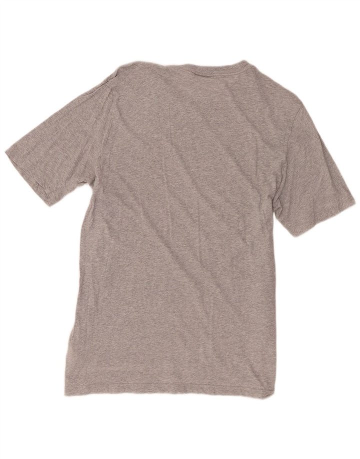 Adidas Męski T-shirt Top Średni Szary Nakrapiany Bawełna