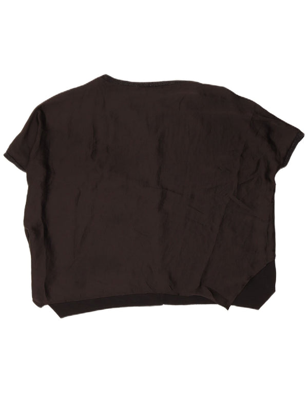 Damska bluzka oversize Zara UK 14, średnia czarna