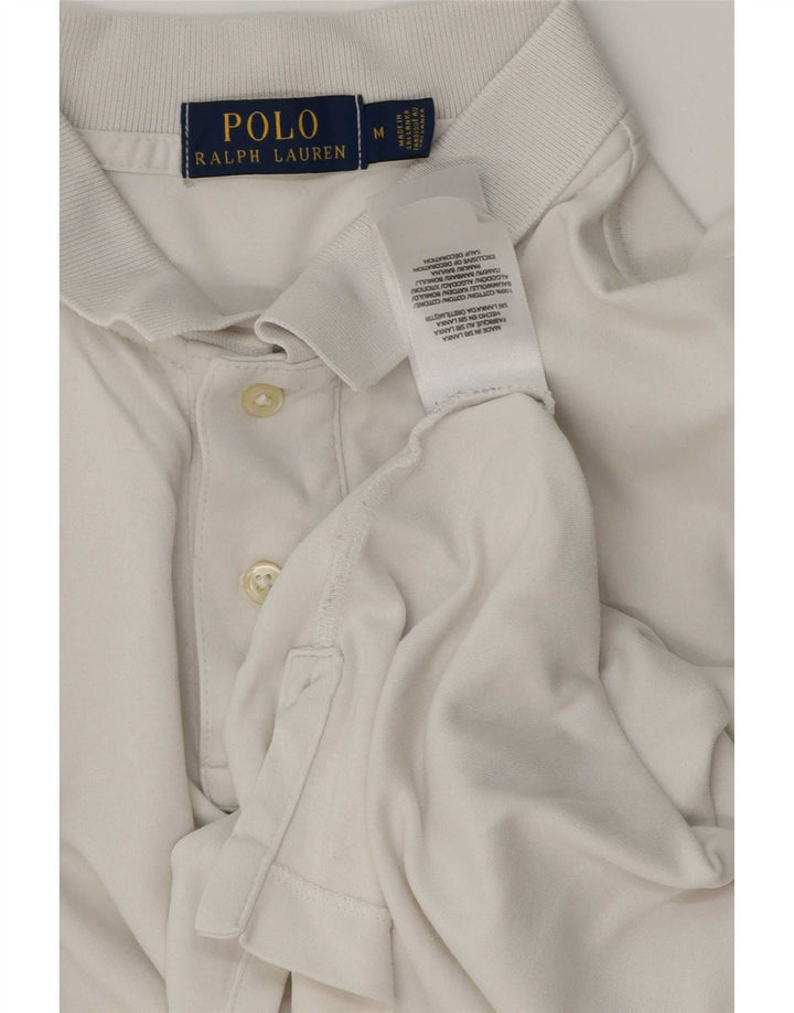 Koszula męska Polo Ralph Lauren, średnia biała bawełna
