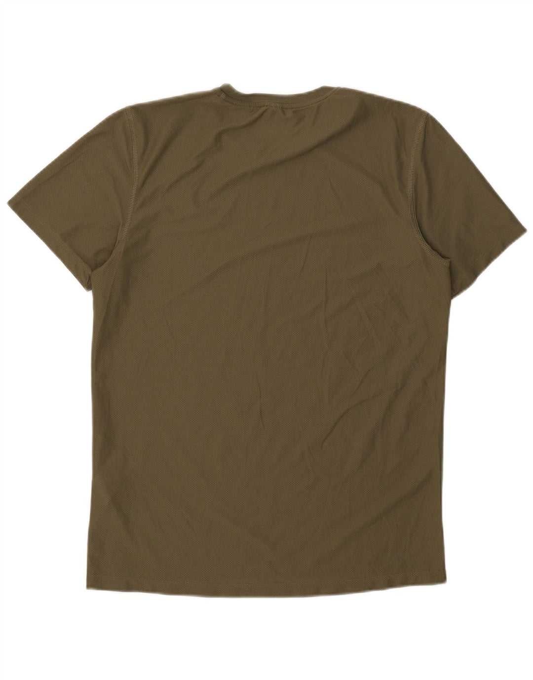Adidas Męski T-shirt Top Mały Khaki Poliester