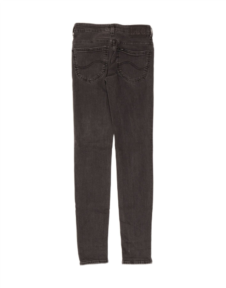 Damskie jeansy Lee Skinny W26 L33 Szara bawełna