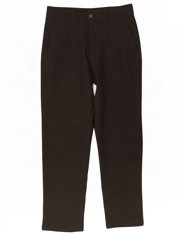 Męskie zwężane spodnie chino Zara EU 38 Small W30 L28 Czarna wiskoza