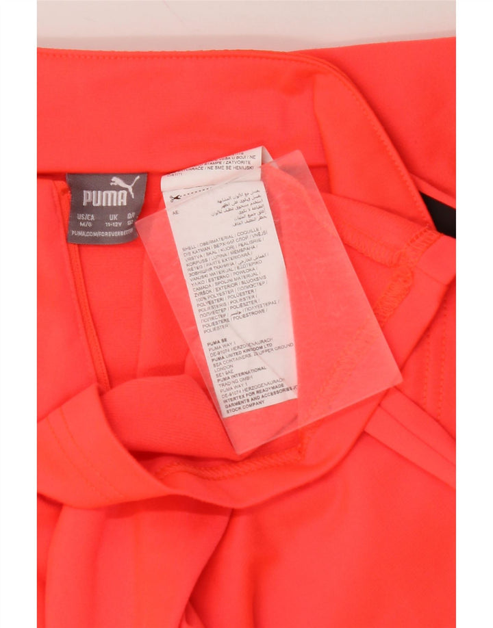 Chłopięcy dres PUMA z zamkiem błyskawicznym na szyi, 11-12 lat, w kolorze czerwonym