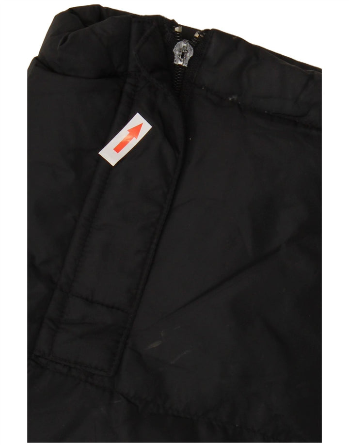 Męski ocieplany płaszcz z kapturem Levi's UK 42 XL, czarny poliamid