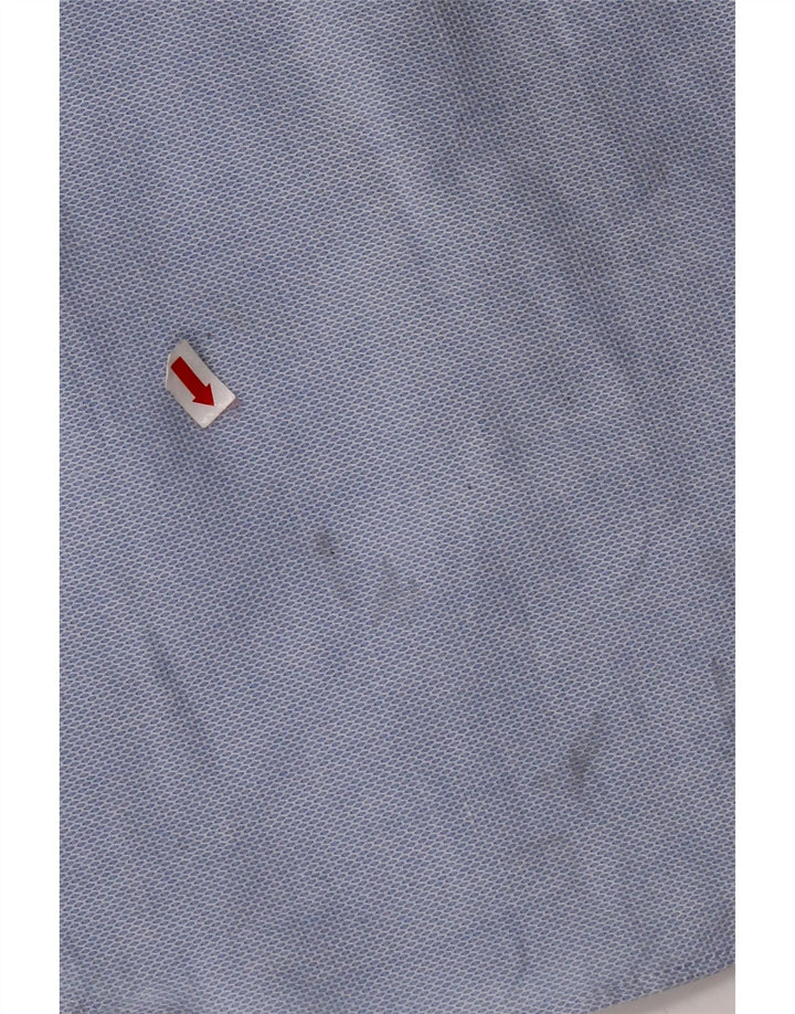 Koszula męska ZARA Slim Fit, duża, niebieska, bawełniana