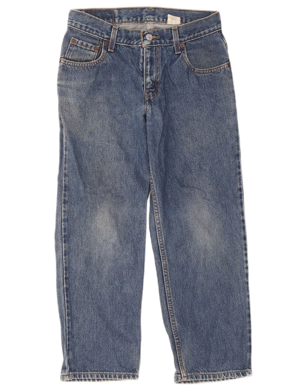 Męskie jeansy Levi's 550 w trudnej sytuacji, o swobodnym kroju, W29 L25, niebieska bawełna