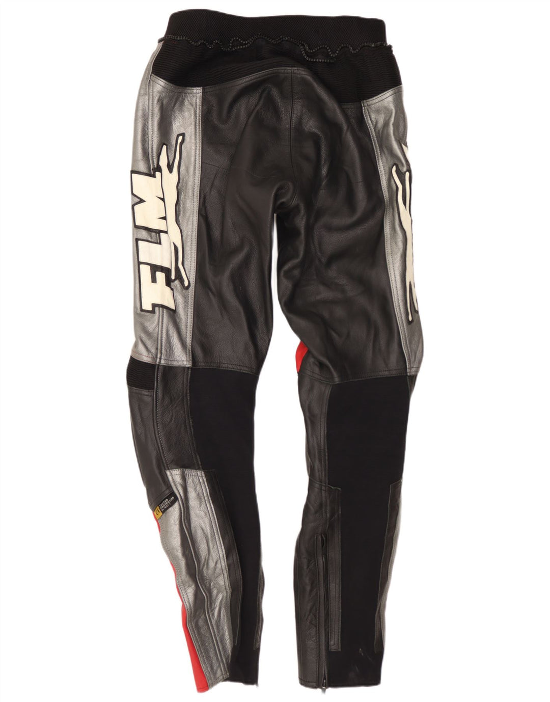 Dwuczęściowy zestaw męski FLM z grafiką motocyklową IT 52, duża, wielobarwna skóra