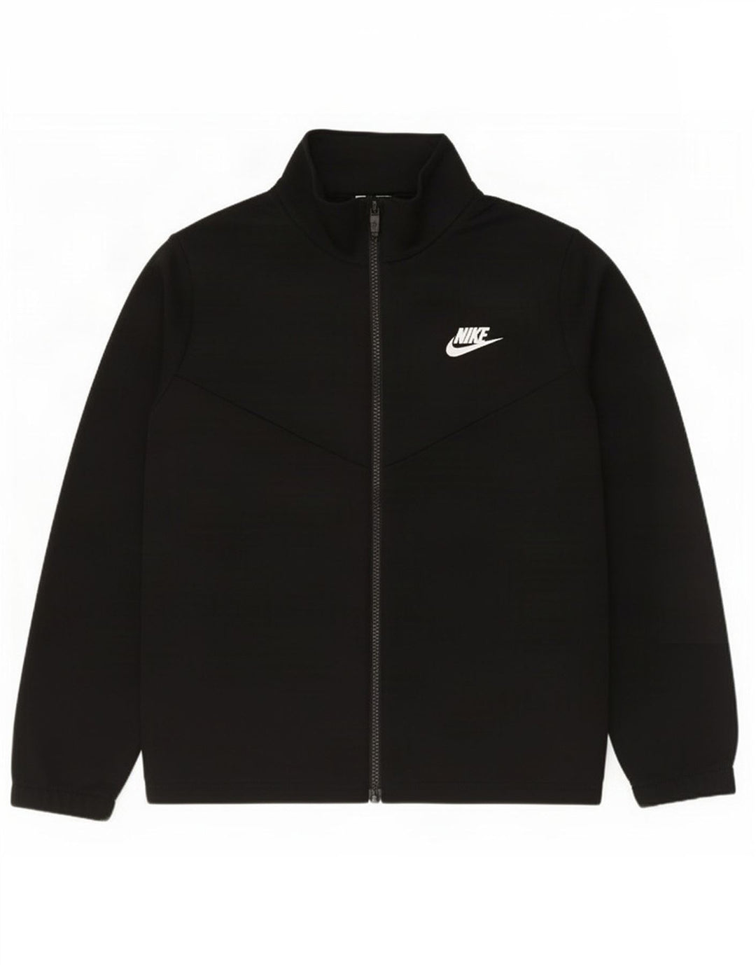 Chłopięca kurtka dresowa Nike z grafiką, 12-13 lat, duża, czarna, poliestrowa