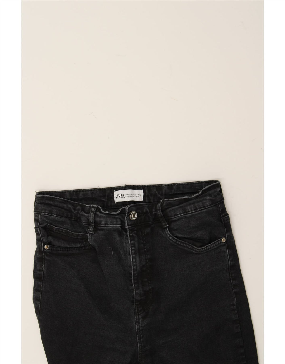 ZARA Womens Skinny Jeans EU 40 Medium W30 L27 Black Vintage Zara and Second-Hand Zara from Messina Hembry 