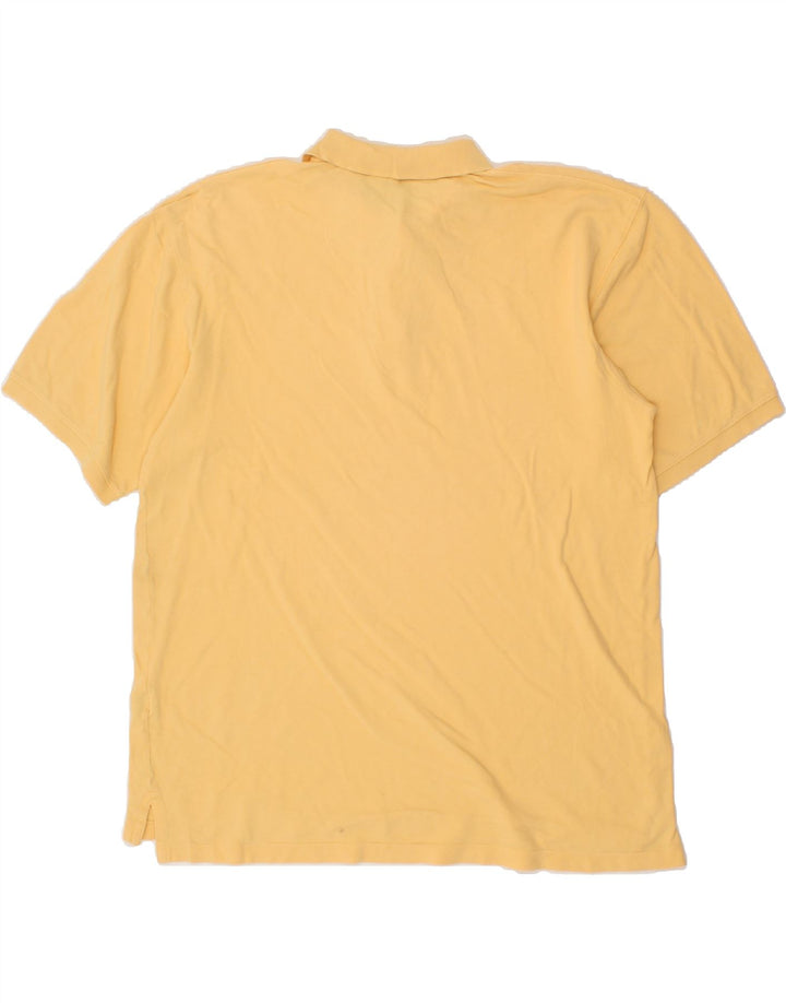 EDDIE BAUER Mens Polo Shirt Large Beige Cotton Vintage Eddie Bauer and Second-Hand Eddie Bauer from Messina Hembry 