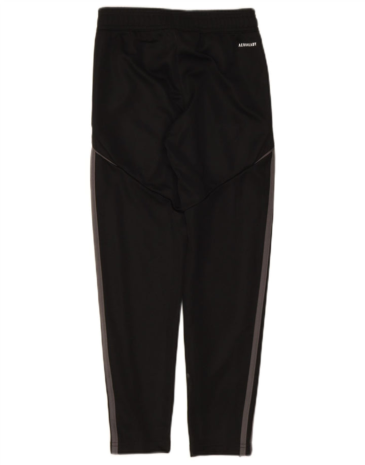 ADIDAS Boys Aeroready Tracksuit Trousers 9-10 Years  Black Polyester