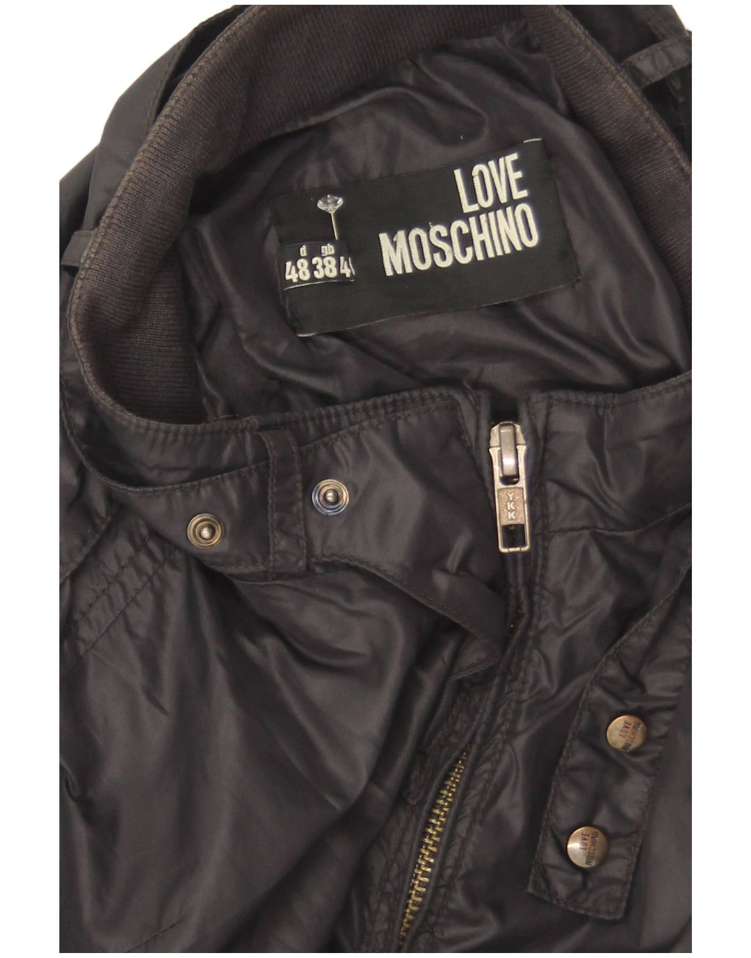 Męska kurtka bomber Moschino UK 38, średni czarny poliamid