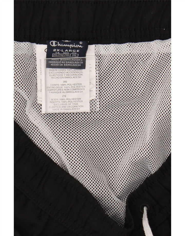 Męskie spodenki sportowe Champion Graphic 2XL, czarny poliester