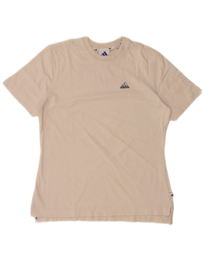 Damska koszulka Adidas Top UK 12 Medium Off White Cotton
