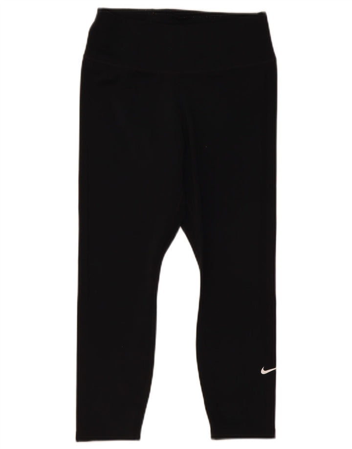 Legginsy Nike Damskie Dri Fit Capri UK 8 Małe Czarne