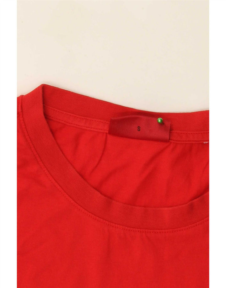 Męski T-shirt z grafiką Hugo Boss, mały, czerwony
