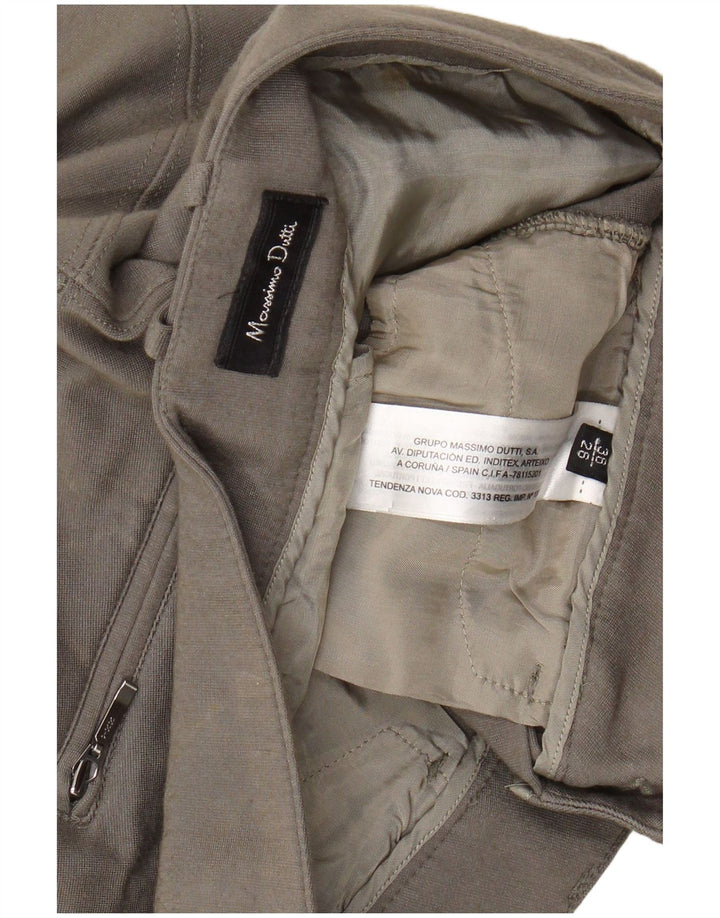 Spodnie damskie MASSIMO DUTTI Skinny EU 36 XS W26 L29 Khaki Modal