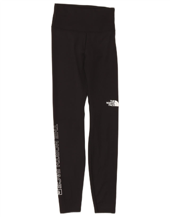 Damskie legginsy The North Face Graphic UK 10, małe, czarne, poliestrowe