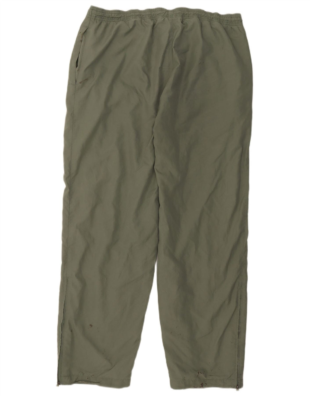 Męskie spodnie dresowe Adidas UK 44/46, duże, khaki, poliester