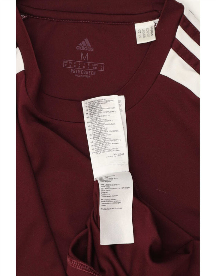Męska koszulka Adidas Aeroready Top Medium Burgundowy poliester