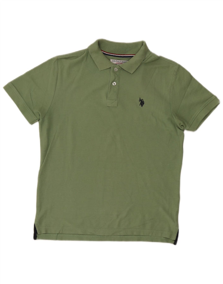 US Polo Assn. Męska koszulka polo, mała, bawełniana w kolorze khaki