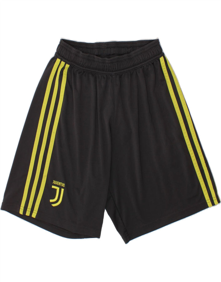 ADIDAS Mens Juventus Sport Shorts XS Grey Polyester Vintage Adidas and Second-Hand Adidas from Messina Hembry 