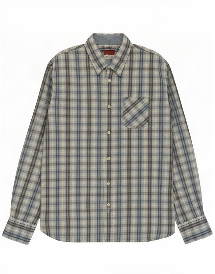 Koszula męska Levi's, bawełniana, w dużą niebieską kratkę