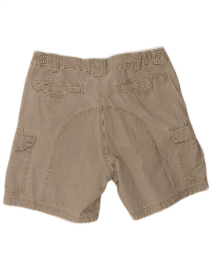 Męskie spodenki cargo Timberland W34, duże, beżowe, bawełniane