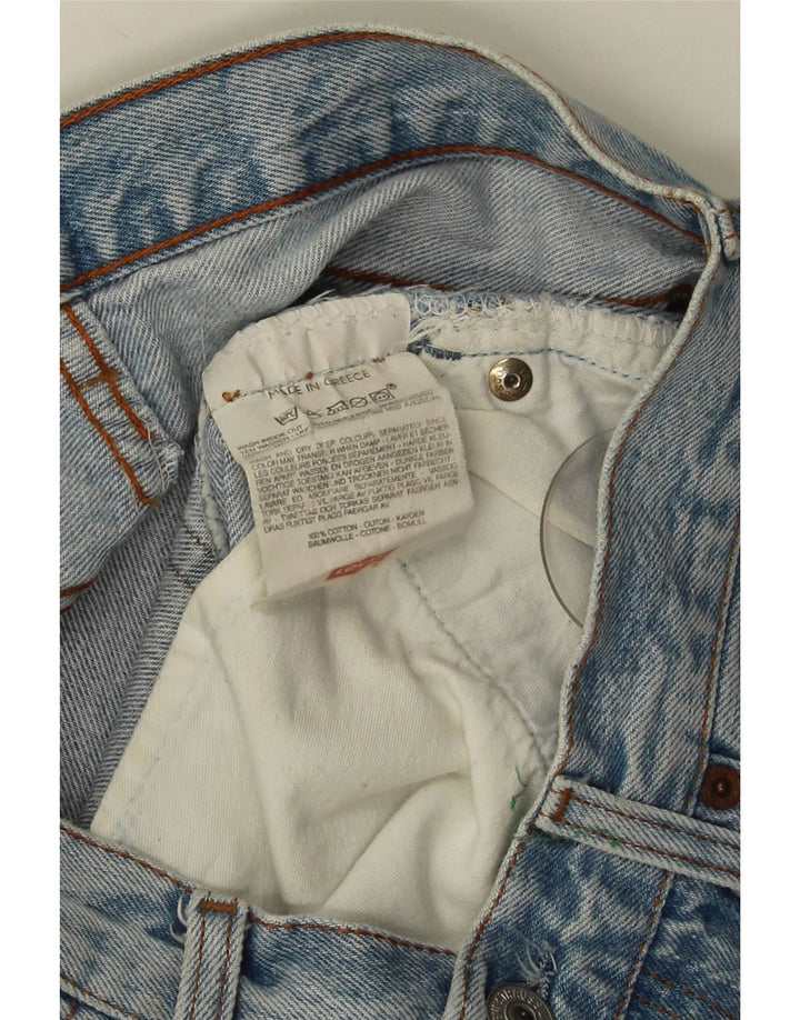 Damska spódnica dżinsowa Levi's 501 Midi W29 Mała niebieska bawełna