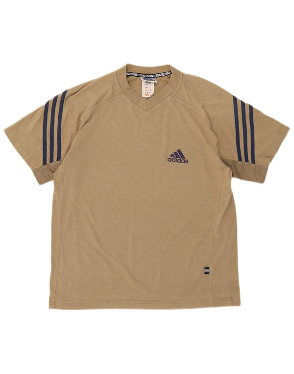Adidas Męska koszulka Top Medium Khaki Cotton