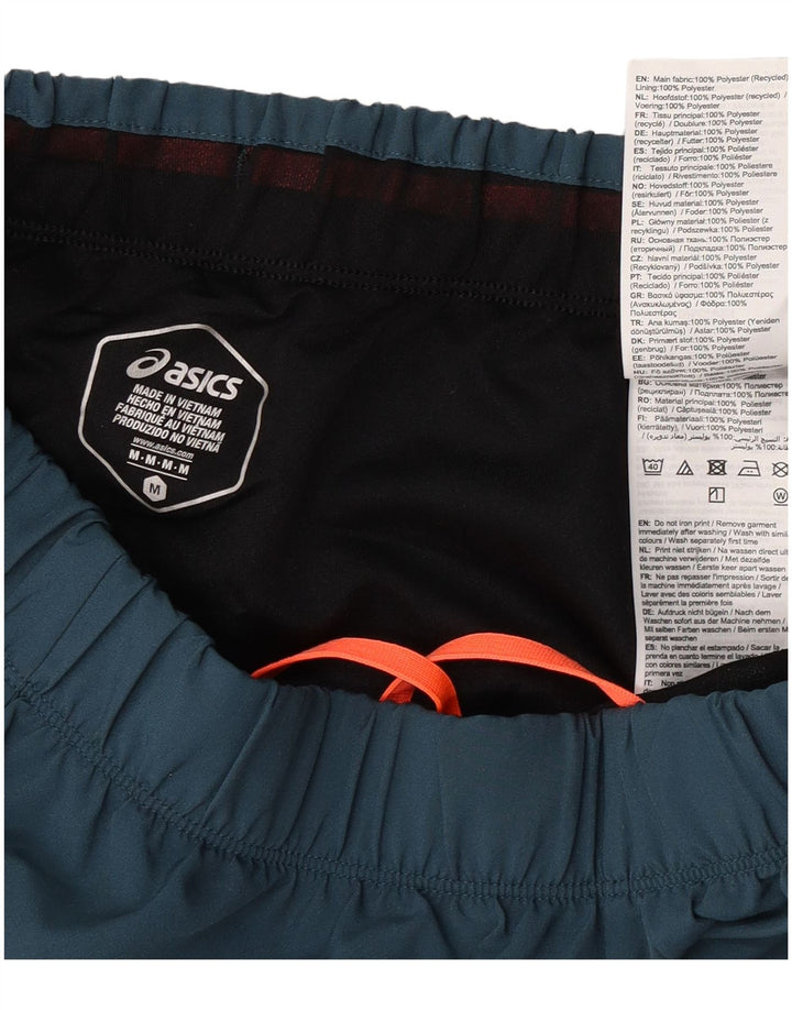 Męskie spodenki sportowe Asics z grafiką, średni granatowy poliester