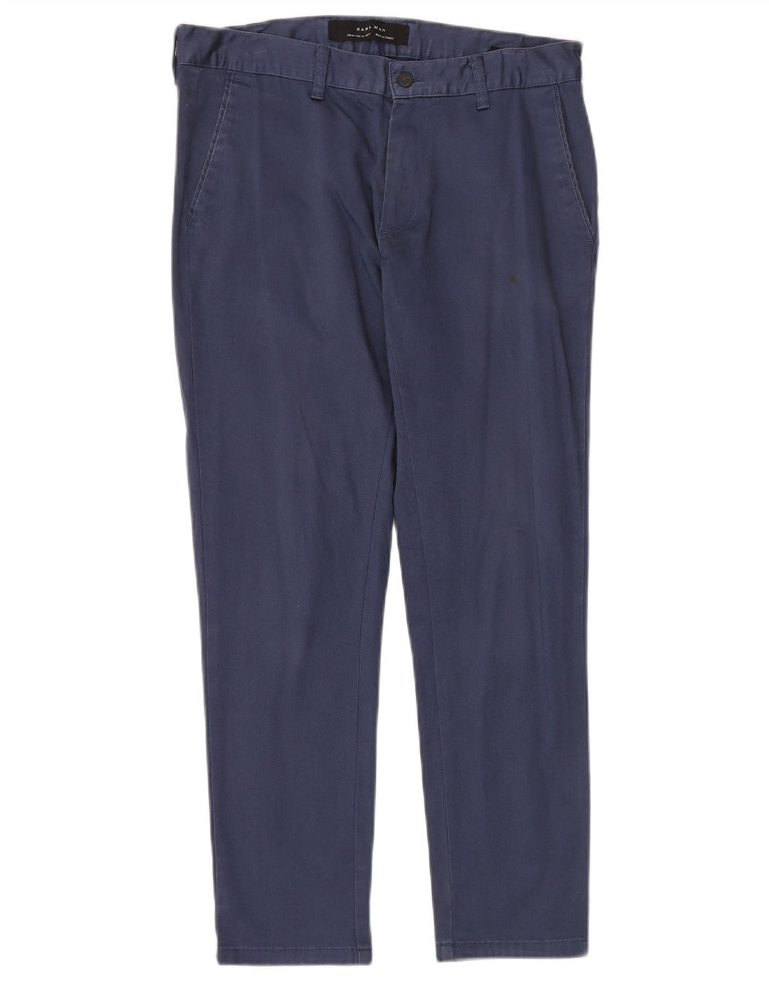 Męskie spodnie chino Zara EU 40 Medium W31 L28 Granatowa bawełna