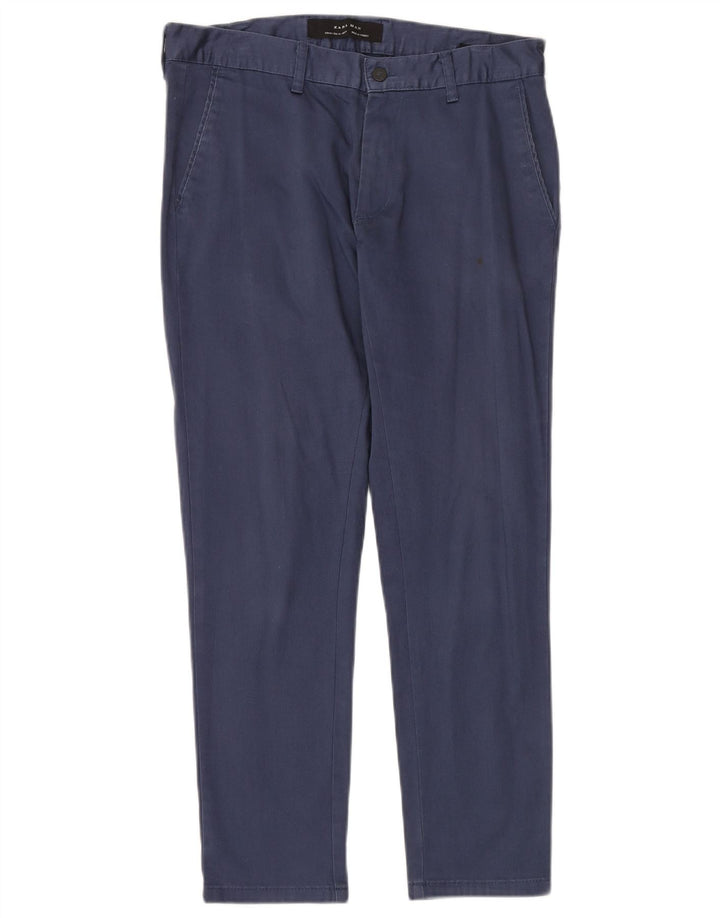 Męskie spodnie chino Zara EU 40 Medium W31 L28 Granatowa bawełna