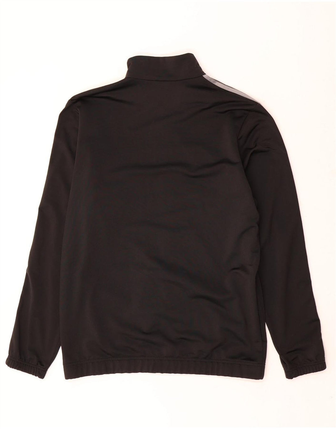 Adidas Męska bluza dresowa UK 44/46 Duży czarny poliester z blokami kolorów