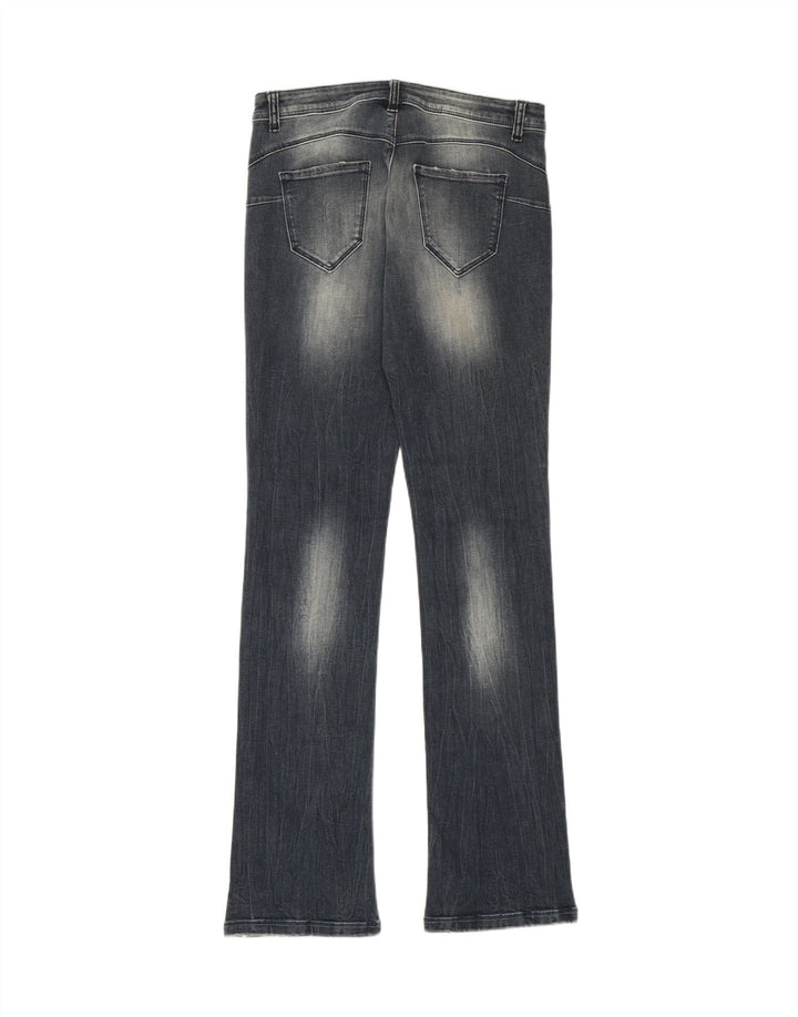 Damskie dżinsy Benetton Acid Wash Bootcut W28 L33 Niebieska bawełna
