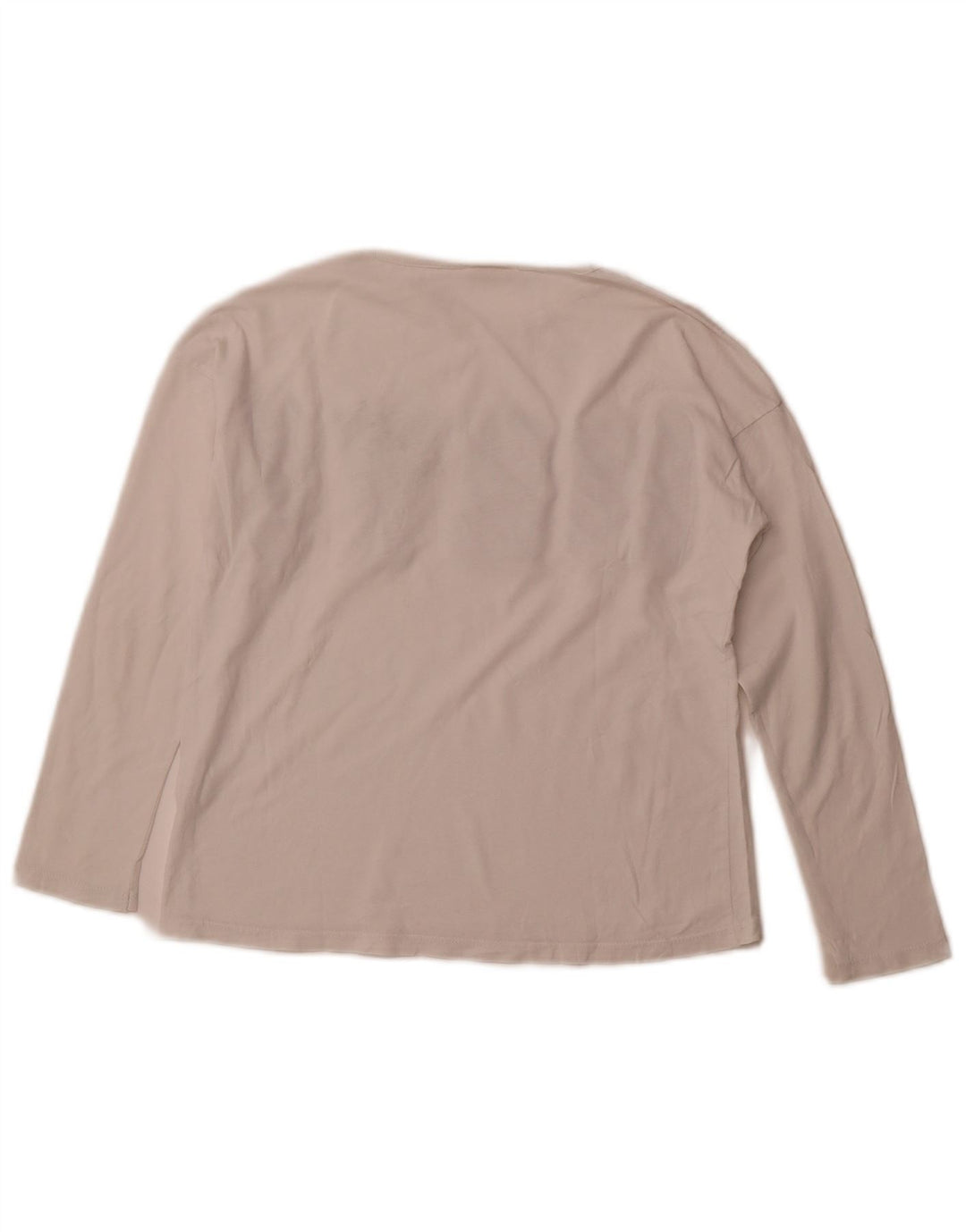 Dziewczęcy graficzny top ZARA z długim rękawem 9-10 lat, biała bawełna