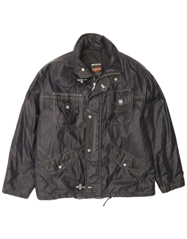 Męska kurtka z kapturem z kapturem Wampum UK 42 XL Czarny nylon