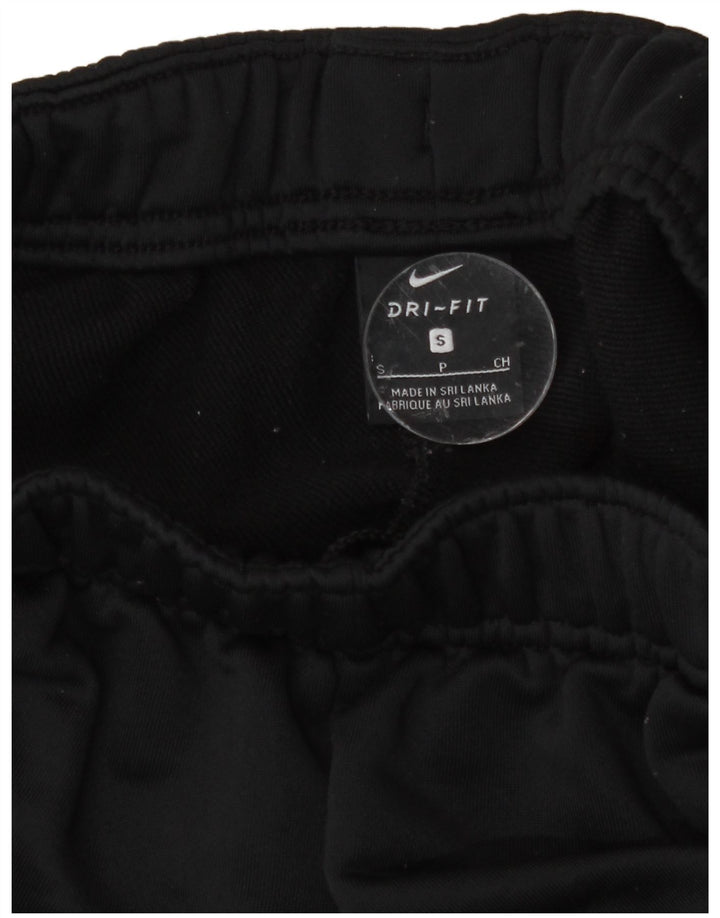Damskie spodnie dresowe Nike Dri Fit, małe, czarne, poliestrowe