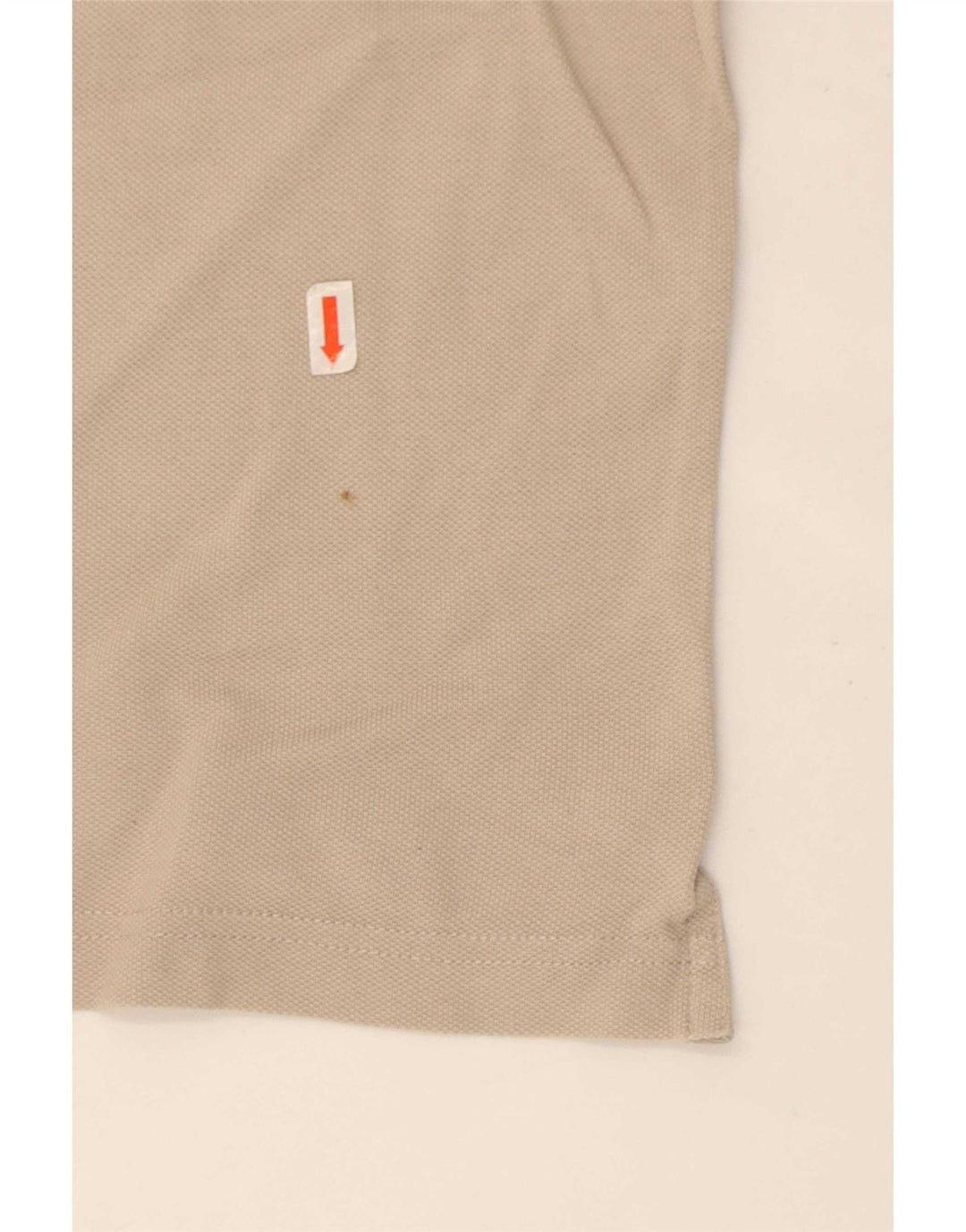 Męska koszulka polo Tommy Hilfiger o regularnym kroju, mała, beżowa, bawełniana