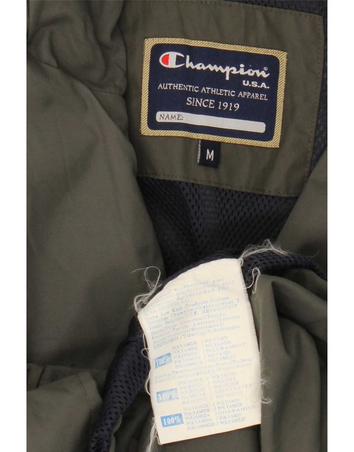 Męska kurtka przeciwdeszczowa Champion UK 38 Medium Khaki, poliamid