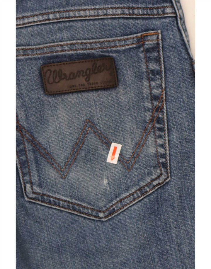 Męskie jeansy Wrangler Texas Stretch Straight W34 L32 Niebieskie, bawełniane
