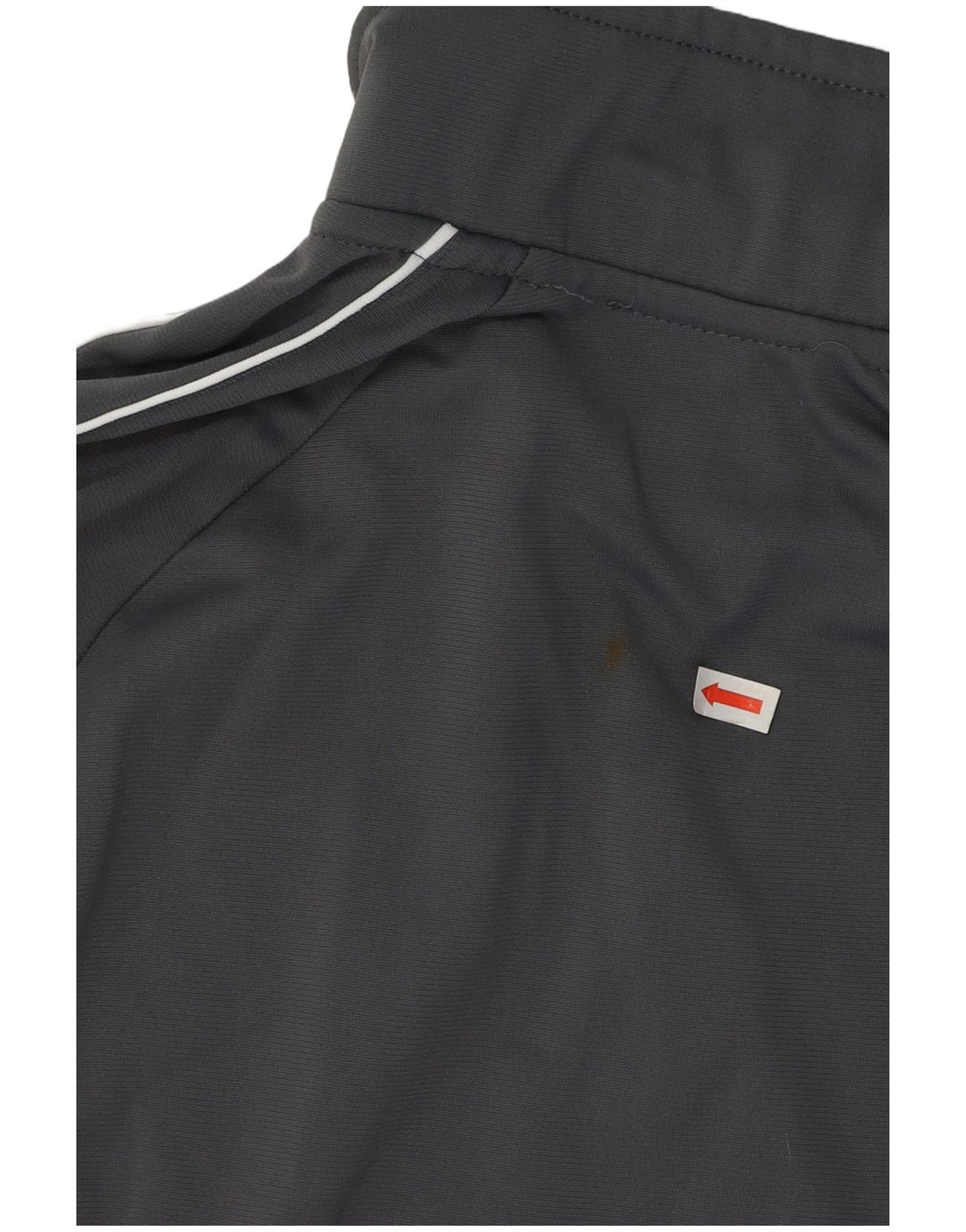 Damska bluza dresowa z grafiką Nike, mała, szara, poliestrowa