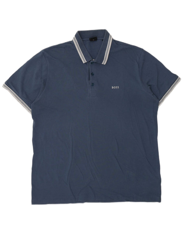 Męska koszulka polo Hugo Boss o regularnym kroju 3XL, granatowa, bawełniana