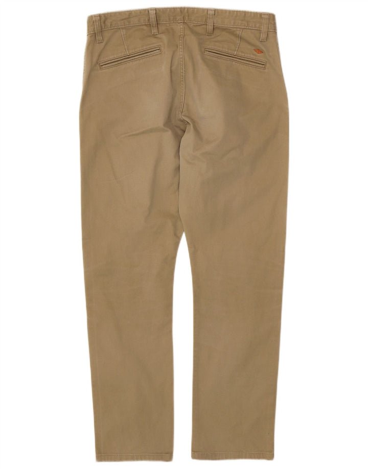Męskie spodnie typu slim chino DOCKERS W32 L29, bawełna khaki