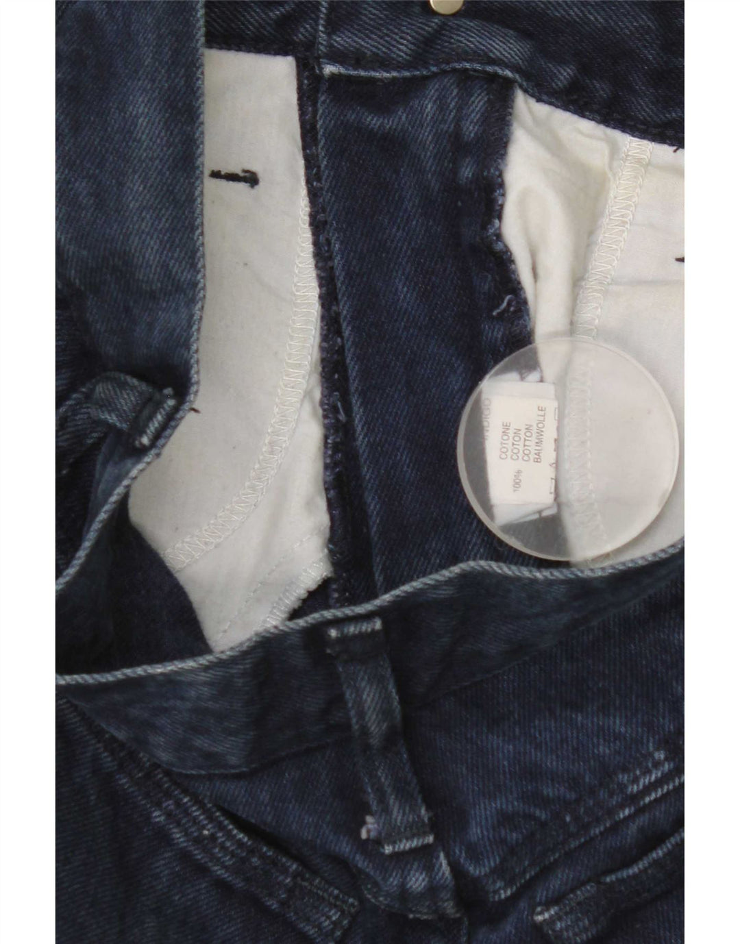 Damskie jeansy Roccobarocco Crop IT 42 Medium W28 L25 Granatowe