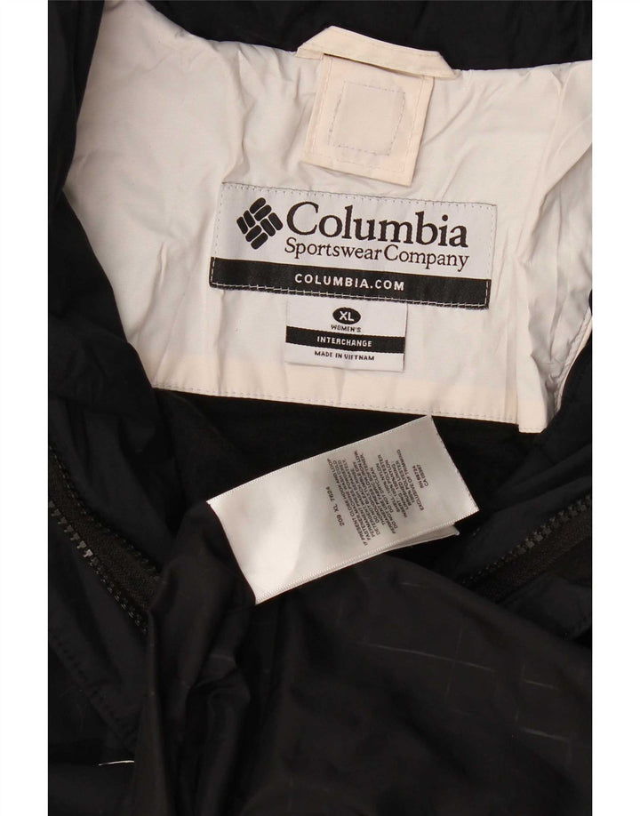 Damska kurtka wiatrówka Columbia Interchange UK 18 XL w kolorze czarnym