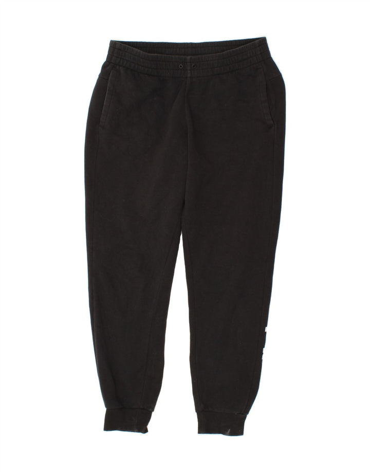 ADIDAS Mens Graphic Tracksuit Trousers Joggers Medium  Black Cotton Vintage Adidas and Second-Hand Adidas from Messina Hembry 