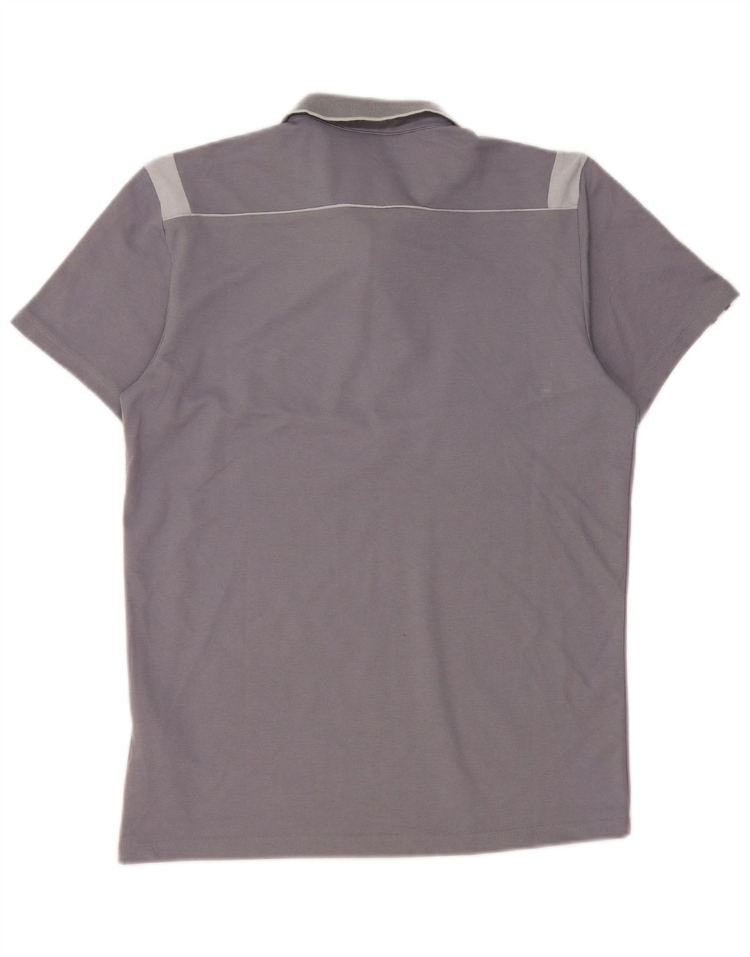 Męska koszulka polo Adidas Climalite, mała, szara, bawełniana z blokami kolorów