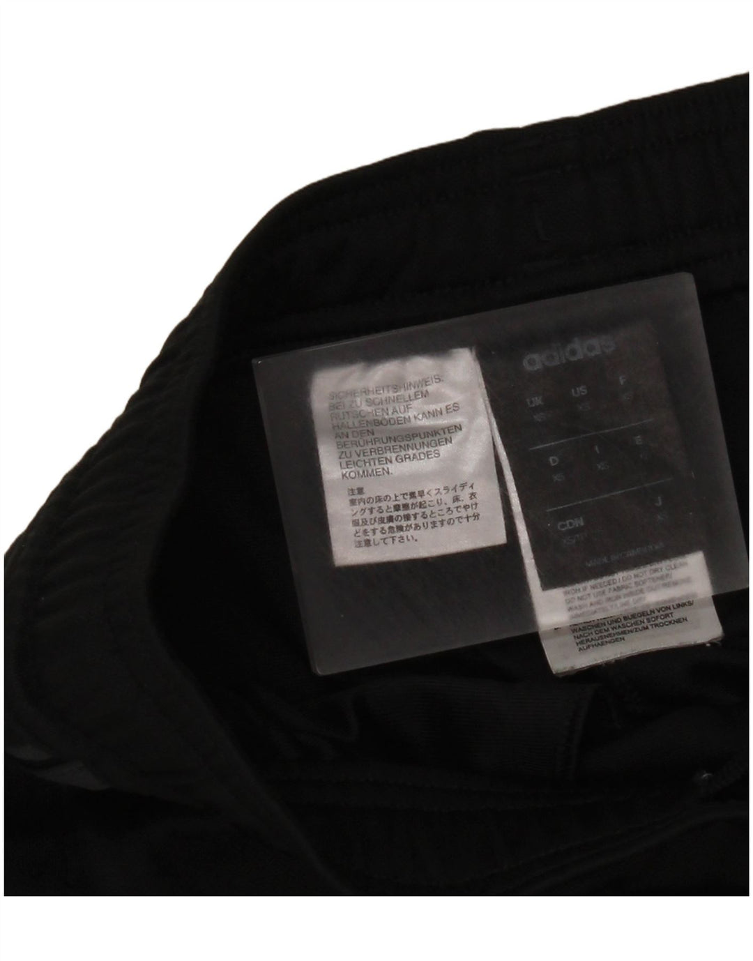 Damskie spodnie dresowe Adidas Climalite UK 6 XS, czarny poliester